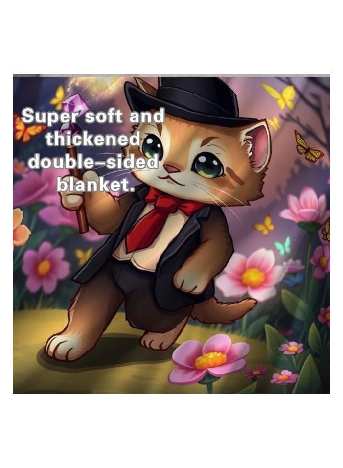 general Baby and children's cartoon flannel thin blanket (warm and comfortable, suitable for sleep, games) 70cm*100cm - 1061 - Image 5