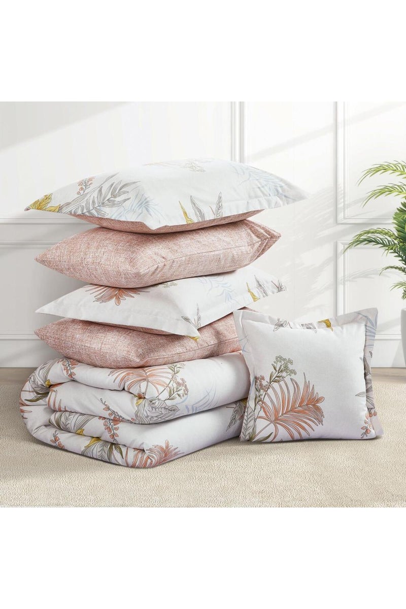 Melen Summer Single and a Half Bedspread – 4 Pieces – Layton – Ivory – Beige - Image 5