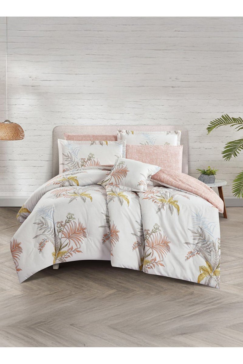 Melen Summer Single and a Half Bedspread – 4 Pieces – Layton – Ivory – Beige - Image 1