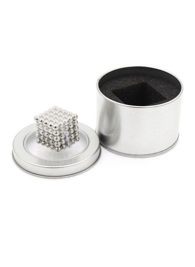Magnetic DIY Beads 5MM125 Silver + Iron Box  - Image 1