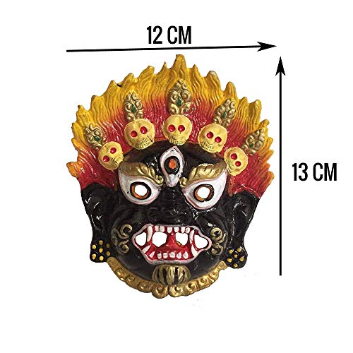 Chhariya Crafts Metal Wall Hanging Nazar Battu, Evil Eye Protector Nazar Suraksha Kawach for House, Children, Home, Office Decorative Showpiece - 16 cm (Metal, Multicolor) - Image 2