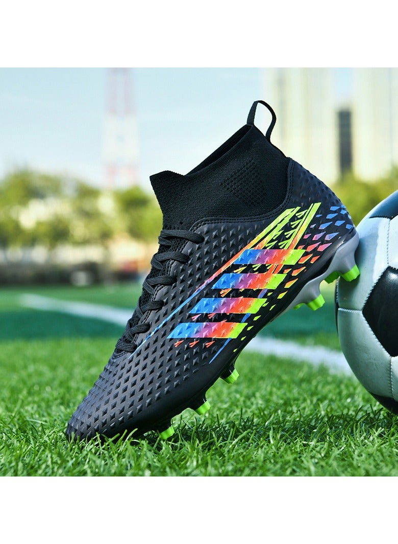 SKT Shiketro Men's soccer cleats for outdoor indoor professional youth boys soccer cleats unisex soccer cleats. - Image 3