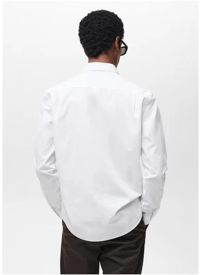 مانجو مان Casual Regular-Fit Cotton Shirt