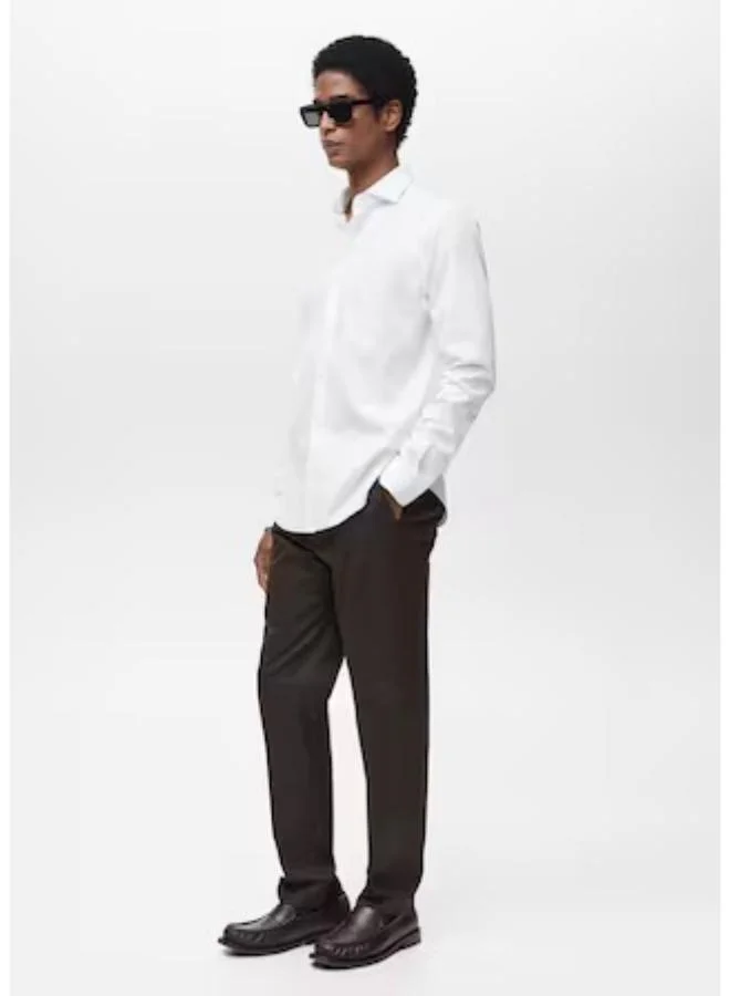 مانجو مان Casual Regular-Fit Cotton Shirt