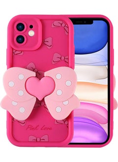 Coolacs Apple iPhone 11 Compatible Women's Phone Case Cover with Winged Butterfly Figure and Stand  - Image 1