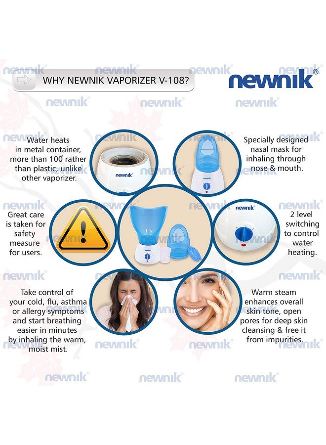 نيونيك مبخر Newnik V108 / جهاز استنشاق البخار للبرد والسعال وحقيبة الثلج Newnik Cool Pack - Image 4