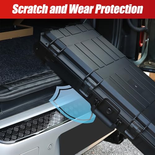 GafeSkui Rear Bumper ABS Black Body Anti-Scratch Protection Cover Trim Kit Compatible with 2020-2025 Land Rover Defender 110 130 Decoration Armor Sticker Trim Exterior Accessories - Image 3