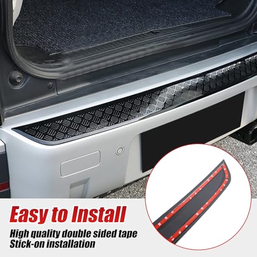 GafeSkui Rear Bumper ABS Black Body Anti-Scratch Protection Cover Trim Kit Compatible with 2020-2025 Land Rover Defender 110 130 Decoration Armor Sticker Trim Exterior Accessories - Image 5