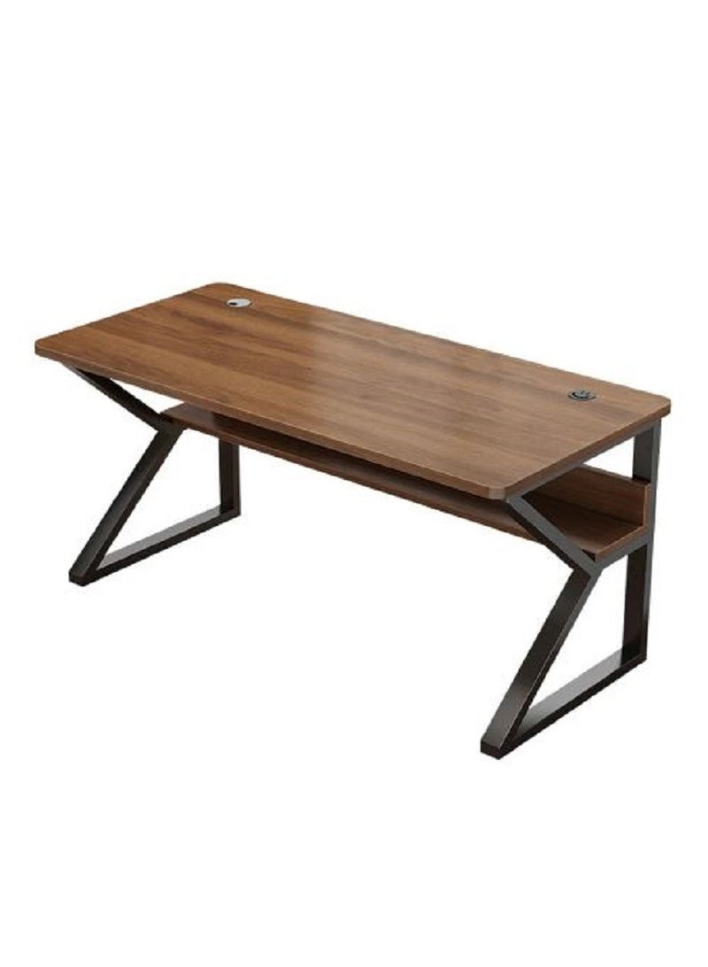 إيه جي دي مكتب العاب ومكتب الكمبيوتر مكتب الدراسة مكتب المنزل الحديث للعمل الكتابة دراسة الألعاب  مناسب لغرفة نوم مزود برف تخزين داخلى - Image 4