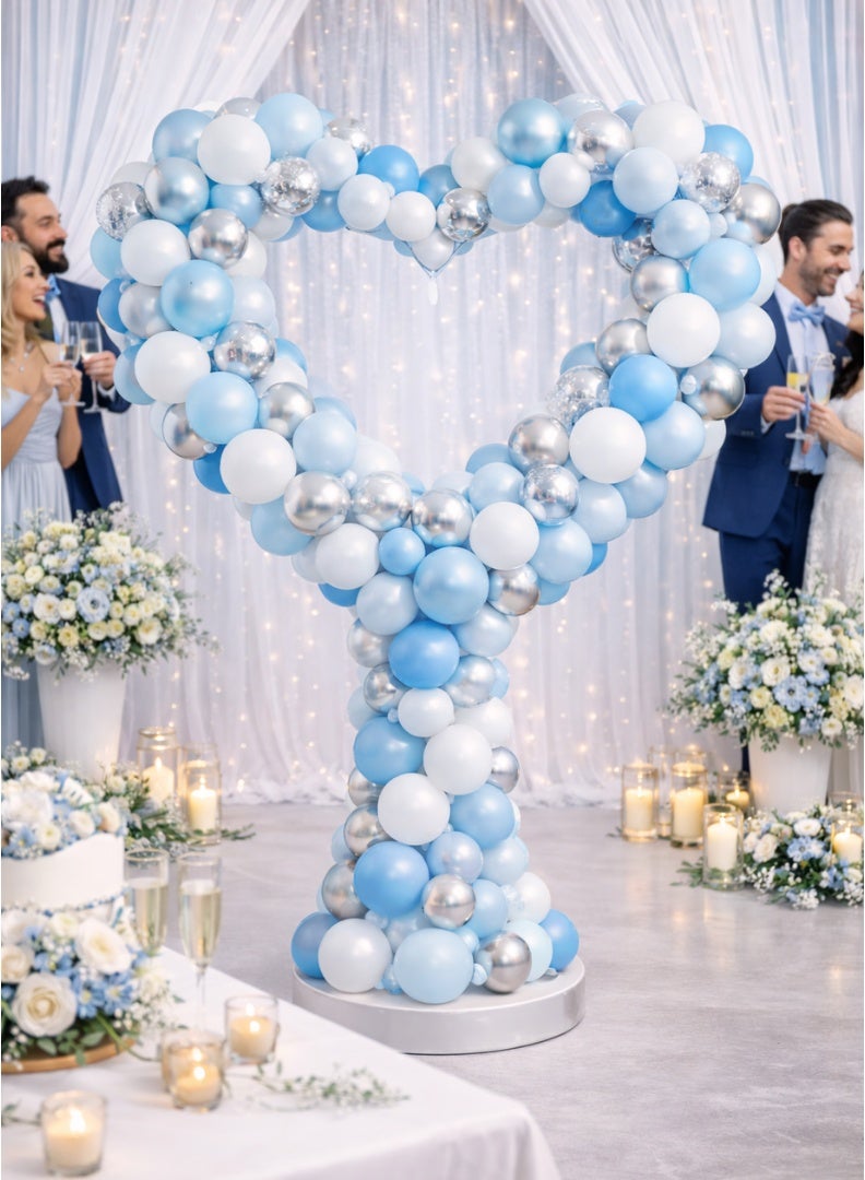 Party Time Balloon Stand Decoration Kit for Parties Table Display Set - Image 2
