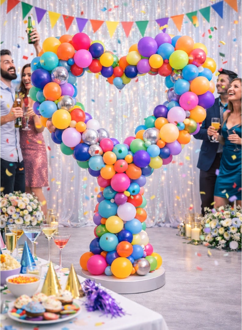 Party Time Balloon Stand Decoration Kit for Parties Table Display Set - Image 4