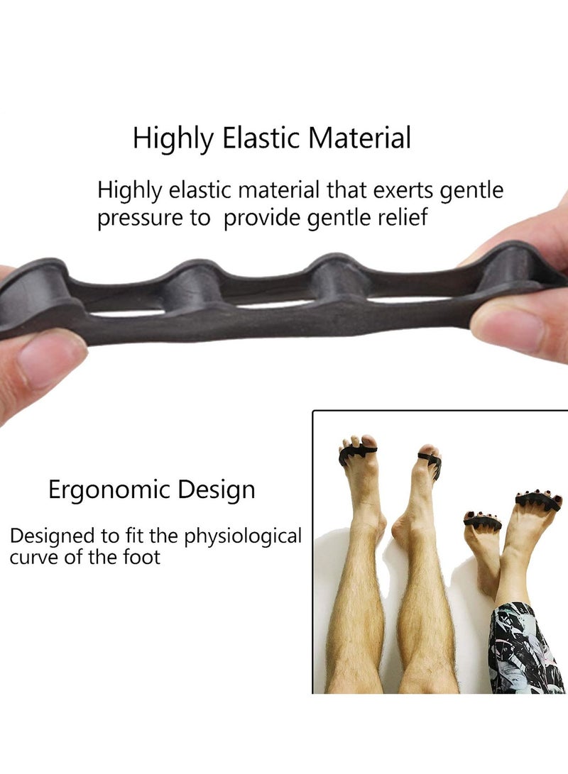 Toe Separators Spacers, Use for Health Beauty Pedicures, Plantar Fasciitis, Hammer Toes, Claw Toes Other Foot Conditions, Pedicures Men and Women