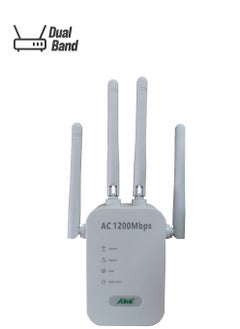 الينك WiFi Range Extender ، 1200 ميجابت في الثانية 2.4 جيجا هرتز 5 جيجا هرتز النطاق المزدوج AC1200 WiFi مكرر ، Access Point White  - Image 1