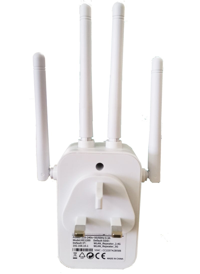 الينك WiFi Range Extender ، 1200 ميجابت في الثانية 2.4 جيجا هرتز 5 جيجا هرتز النطاق المزدوج AC1200 WiFi مكرر ، Access Point White  - Image 3