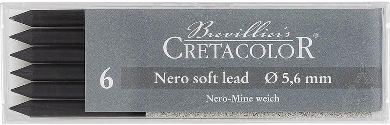 Cretacolor Nero Charcoal Oil Drawing Sticks, Nero Drawing Lead (oily) #1 Soft - Image 1