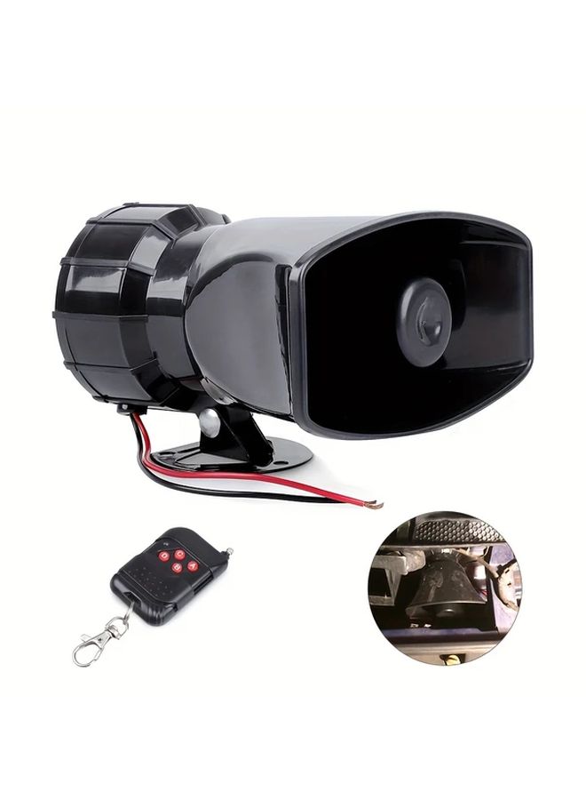 CNSPEED 130dB 7 Speed Wireless Electronic Air Horn Black 12V 100W - Image 1