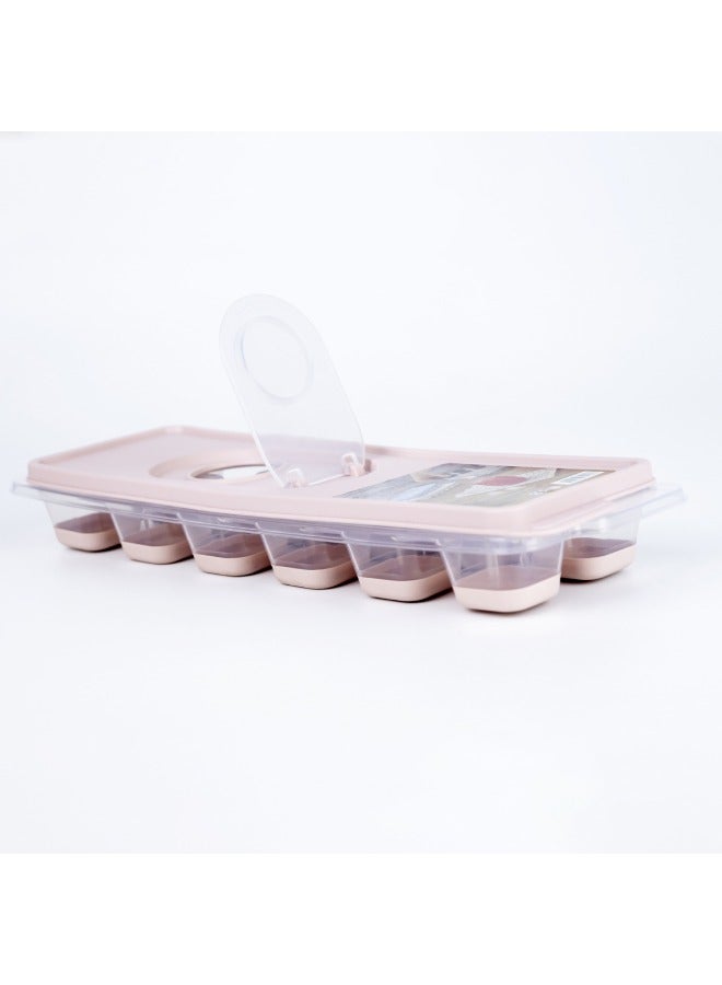 ORGANiZERS Ice Cube Tray With Easy Release Base With Removable Lid, 15 Cubes - Image 1