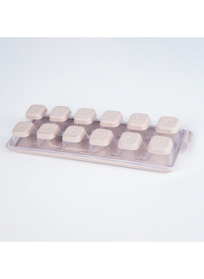 ORGANiZERS Ice Cube Tray With Easy Release Base With Removable Lid, 15 Cubes - Image 2