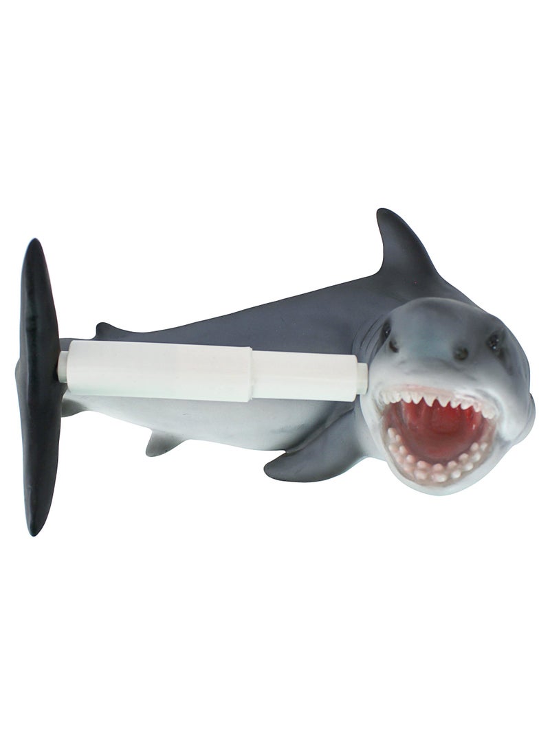Design Toscano Design Toscano Shark Attack Bathroom Toilet Paper Holder  - Image 1
