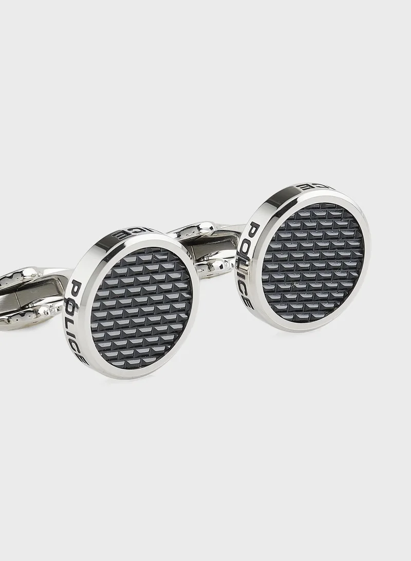 POLICE Sunken Cufflinks