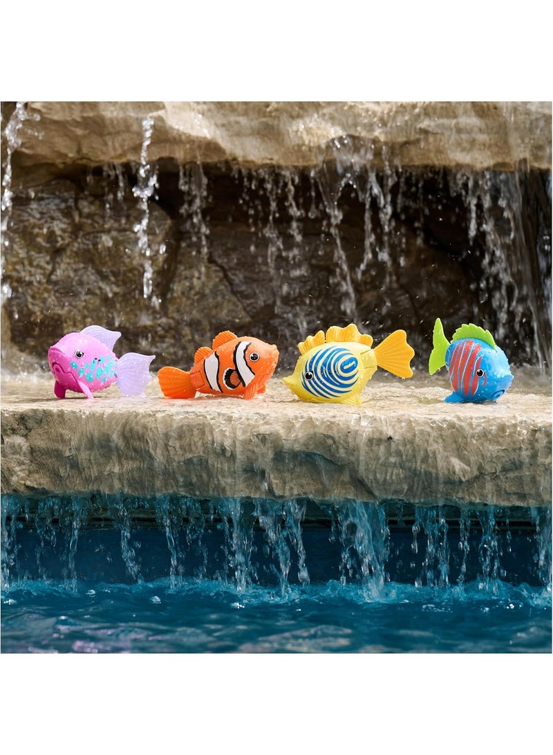 سويم وايز لعبة السمكة السباحة "سيم شادي" من سويم وايز رينبو ريف – تعمل بالبطارية وتتحرك بشكل واقعي في الماء، تشمل بطاريتين AAA – لعبة ممتعة للمسبح والحمام للأطفال من سن 5 سنوات فما فوق - Image 3