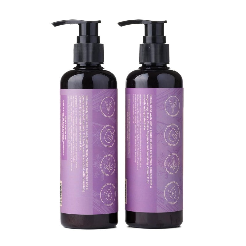 Bali Soap مجموعة صابون بالي من 2 فانيليا مسكية غسول يدوي مرطب مغذي متوازن الحموضة مع تركيبة لطيفة مناسبة للنباتيين لجميع أنواع البشرة 85 أونصة سائلة لكل منهما - Image 3