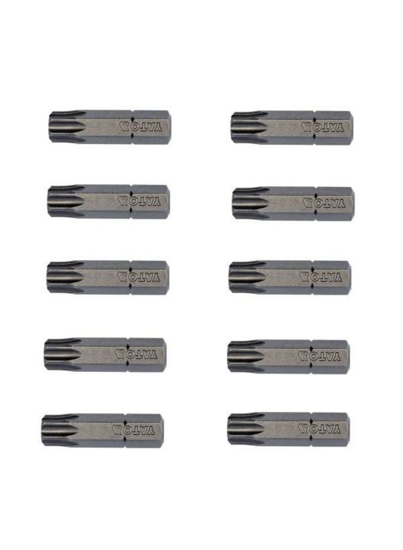 Yato YATO Screwdriver Bits 1/4"x25mm Torx T40 10pcs/Box YT-78147 