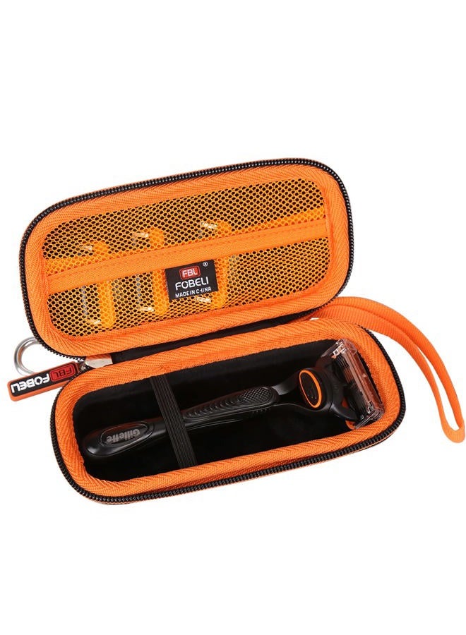 FBLFOBELI Portable Travel Carrying Case Compatible With Gillette Fusion5 Razors 1 Razor 4 Razor Blade Refills, EVA Hard Storage Bag (Case Only) - Image 2