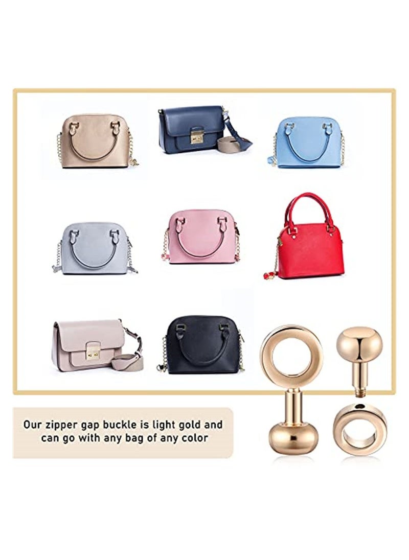6 Pieces Zipper Insert Buckle, Purse Bag Chain Strap Clip, O Ring Metal Buckle for DIY Small Pouch Accessories - Image 5