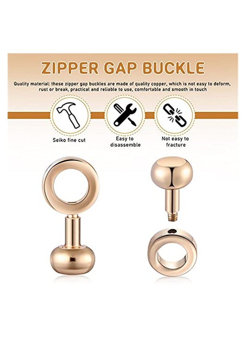 6 Pieces Zipper Insert Buckle, Purse Bag Chain Strap Clip, O Ring Metal Buckle for DIY Small Pouch Accessories - Image 4