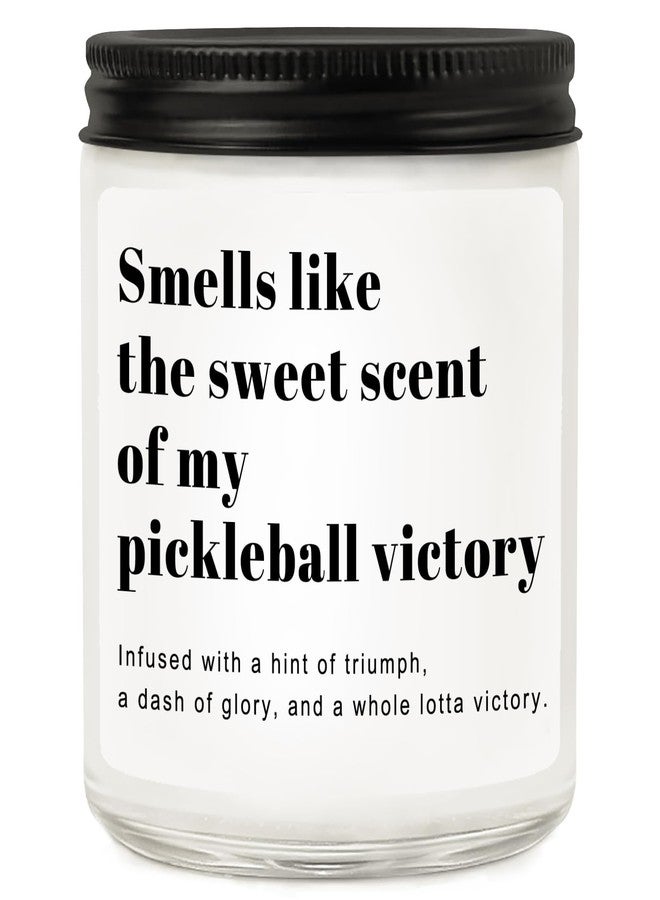 RIZOOCE Pickleball Gifts for Women Men, Pickleball Accessories, Lavender Scented Candle - Funny Gifts Pickleball for Lovers, Players, Fans, Sports - Image 1