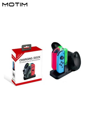 4 in 1 N-Switch Joy-Con & Pro Controller Compatible with N-Switch Joy-Con & Pro Controller, Charge Charger Dock with Charger Indicator and Type C Charging Cable - pzsku/Z575F7DFB80B9D81BB8BCZ/45/1750154144/5594ad08-49c7-413f-8e4d-0d07d248cff5