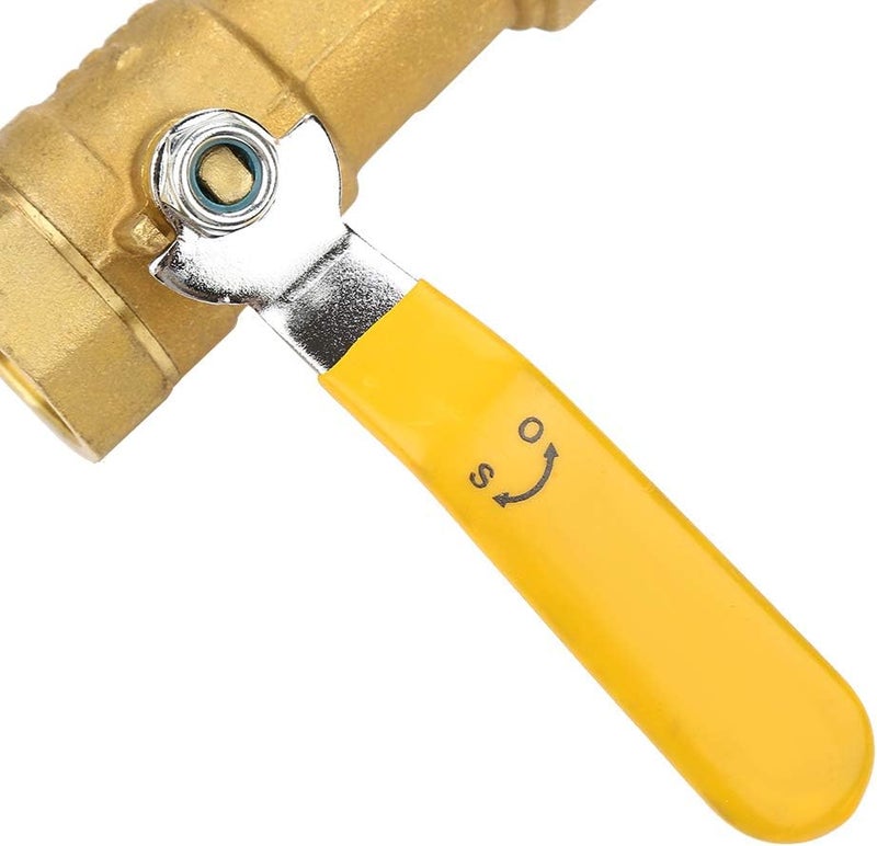 Y Type Brass Strainer Filter Ball Valve 1 Inch DN25 Female Thread, Durable Brass Construction, High Sealing Performance - Easy Maintenance, Suitable for Water and Gas Control - Image 3