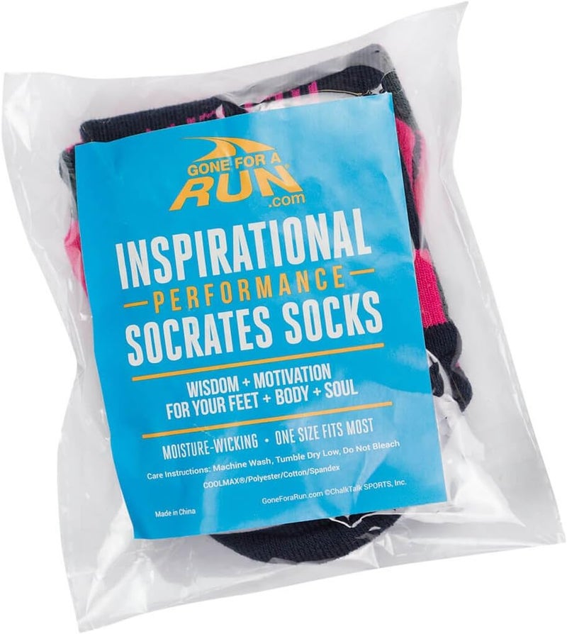 Gone For a Run Inspirational Ankle Socks for Women - Affirmation - Fun Running Socks - Runners Gifts & Motivation - Image 5