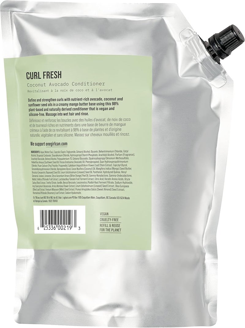 AG Care Curl Fresh Coconut Avocado Conditioner 338 Fl Oz - Image 2