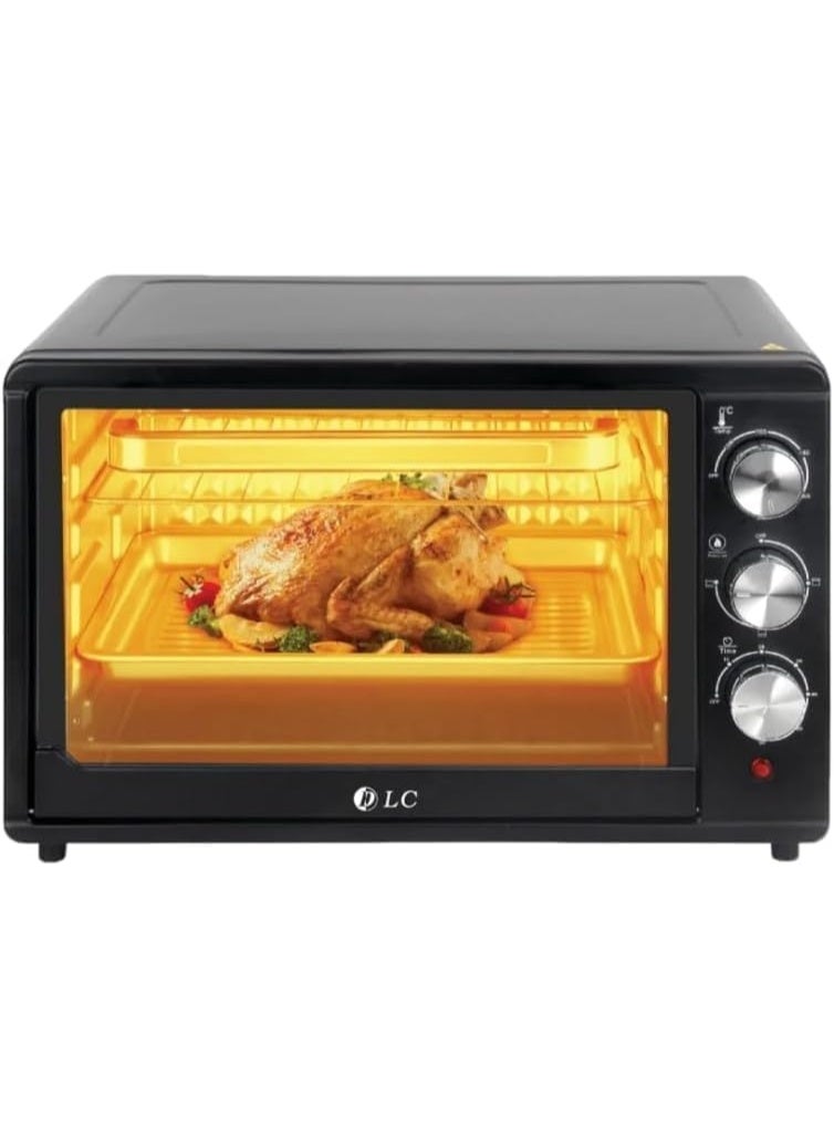 ال سي فرن كهربائي سعة 35 لترًا أسود 1500 واط - Image 2