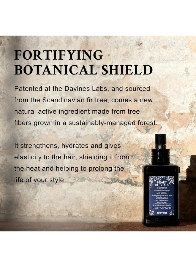 Davines Heart of Glass Sheer Glaze for Blonde Care, Leave On Thermal Styling Support, Add Shine And Heat Protect, 5.07 fl. oz. - Image 4