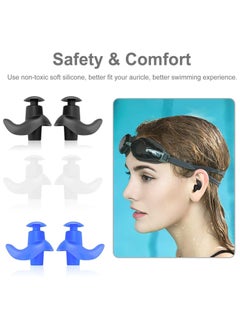 KASTWAVE 3 Pairs Swimming Ear Plugs Professional Waterproof Reusable Silicone Earplugs for Showering Surfing Snorkeling and Other Adults Water Sports Kids  - Image 4