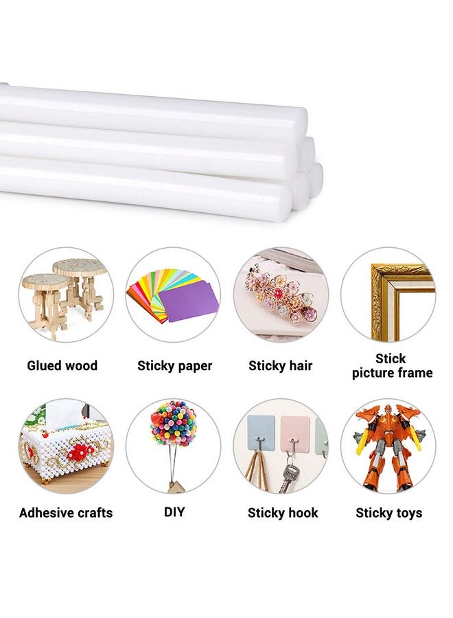 ENPOINT White Hot Glue Sticks Mini 72 Pcs 3.93 X 0.27 In Hot Melt Glue Adhesive Eva Sticks White Mini Glue Sticks For Arts Crafts Diy Home General Repair Holiday Gift Crafts Bonding Decoration - Image 4