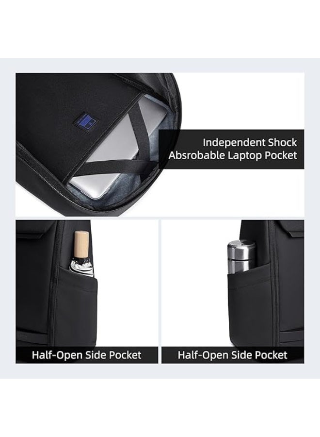 Arctic Hunter Laptop Backpack for Men 21L fit 15.6-inch Laptop Business Backpack, 180° Open Stylish College Backpack with Laptop Shockproof Compartment Water-resistant Durable Travel Daily Use - Image 4