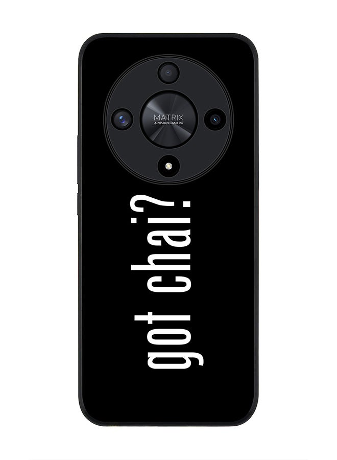 Stylizedd Rugged Black edge case for Honor X9b, Slim fit Soft Case Flexible Rubber Edges Anti Drop TPU Gel Thin Cover- Got Chai - Image 1