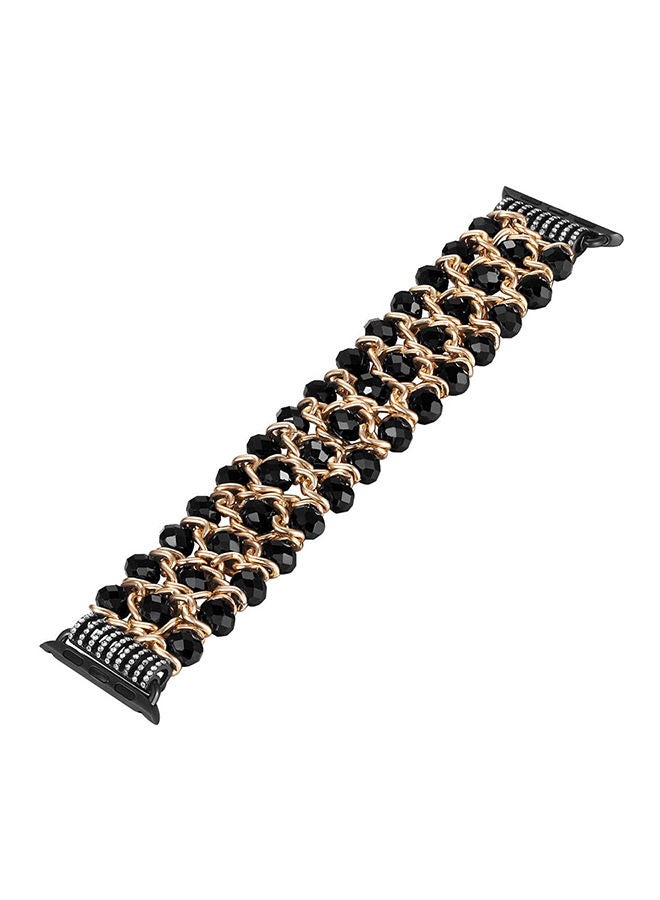 Replacement Band For Apple Watch Series 1/2/3 42mm Black - Image 1