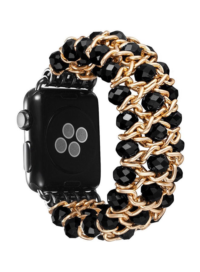 Replacement Band For Apple Watch Series 1/2/3 42mm Black - Image 2