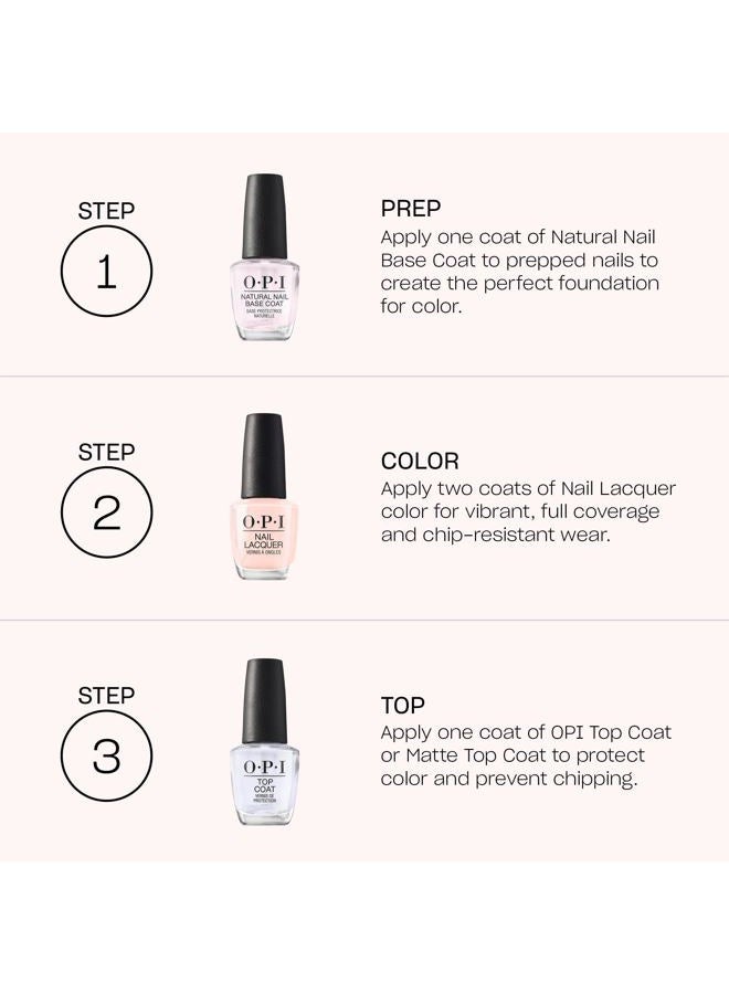 OPI Classic Nail Lacquer, 7 Days Wear, Chip-resistant, High-Shine Color Nail Polish, Dutch Tulip, Pink, 15ml - Image 5