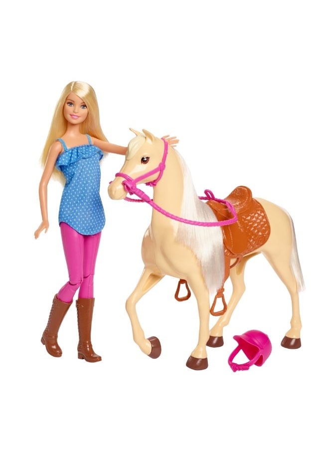 Barbie Barbie Horse and Doll Playset (Blonde)  - Image 1