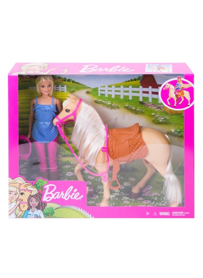 Barbie Barbie Horse and Doll Playset (Blonde)  - Image 2