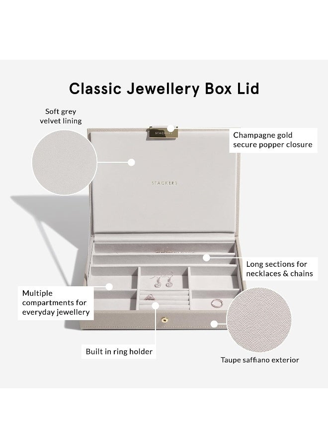 Stackers Taupe Classic Medium Jewellery Box, Set of 3 - Image 5