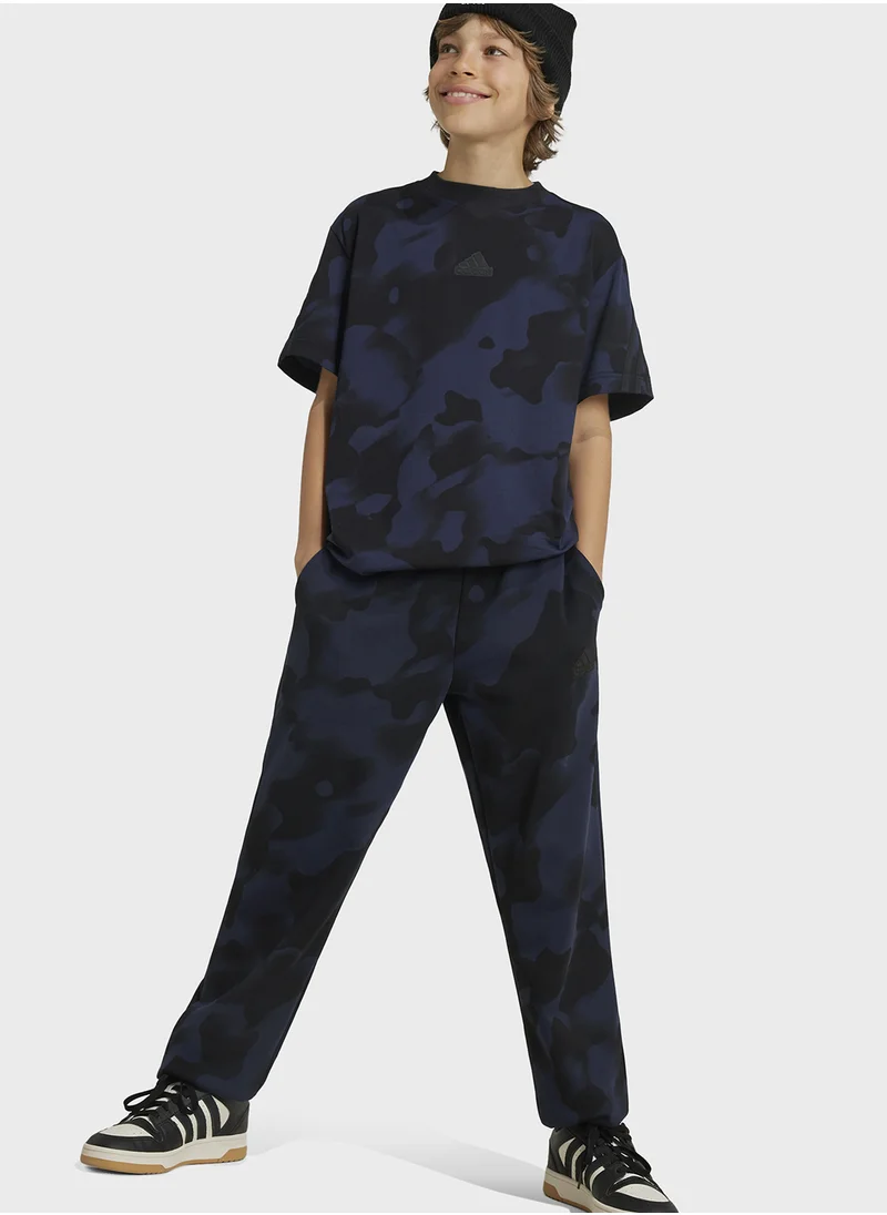 Adidas Youth Future Icon Aop T-Shirt