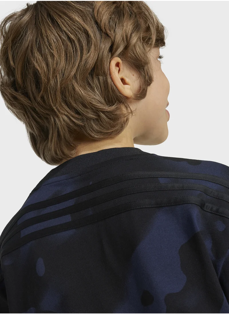 Adidas Youth Future Icon Aop T-Shirt