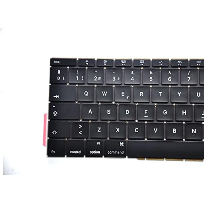 Padarsey REPLACEMENT SPANISH ESPAÑOL TECLADO KEYBOARD COMPATIBLE FOR MACBOOK PRO 13" A1708 WITHOUT TOUCHPAD BAR A1708 LATE 2016 MID 2017 WITH 80 PCE SCREWS+SCREWDRIVER - Image 2